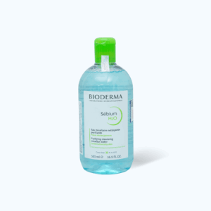 Nước tẩy trang và làm sạch BIODERMA Sebium H2O dành cho da hỗn hợp đến da dầu (Chai 500ml)