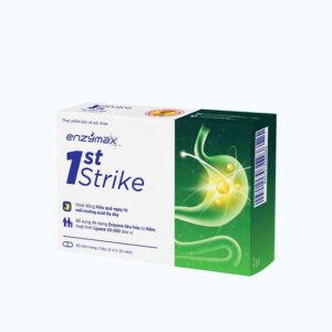 Viên uống  Enzymax 1st Strike bổ sung đa dạng men tiêu hóa hỗ trợ giảm đầy bụng khó tiêu (30 viên)