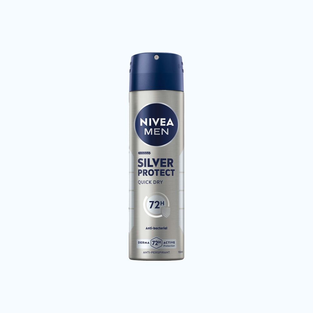 Xịt Ngăn Mùi Cho Nam NIVEA MEN Silver Protect Dynamic Power (Chai 150ml)