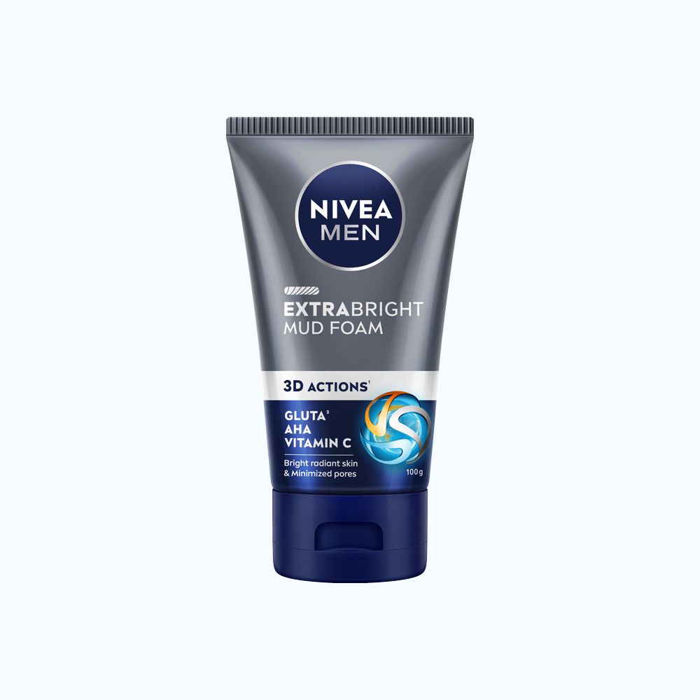 Sữa Rửa Mặt Cho Nam NIVEA MEN Anti-Acne Oil Control Mud Foam giúp làm sạch, giảm mụn (Tuýp 100g)