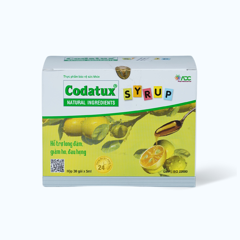 Thực phẩm bảo vệ sức khỏe Codatux Siro Giúp giảm Ho (Hộp 30 gói)