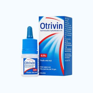 Thuốc nhỏ mũi Otrivin 0.1% trị sung huyết mũi, viêm xoang, viêm mũi dị ứng (chai 10ml)