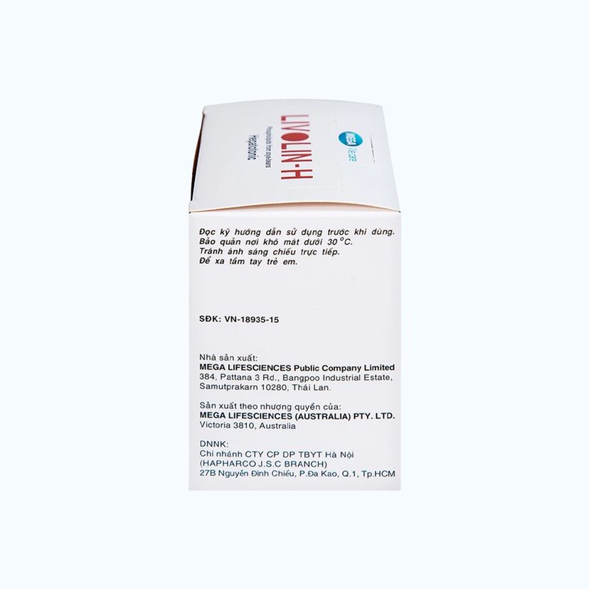 Viên nang Livolin-H điều trị viêm gan, xơ gan (10 vỉ x 10 viên)