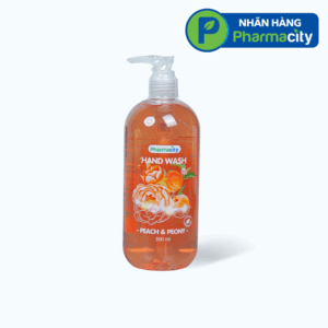 Nước rửa tay làm sạch và dưỡng ẩm hương Peach & Peony Pharmacity (Chai 500ml)