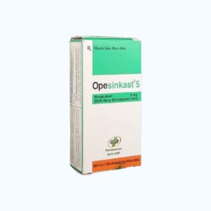Viên nén OPESINKAST 5MG dự phòng và điều trị hen phế quản mạn tính, viêm mũi dị ứng (4 vỉ x 7 viên)
