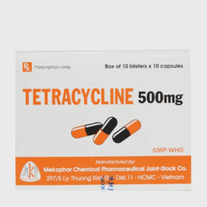 Viên nang Tetracyclin 500mg điều trị nhiễm khuẩn (10 vỉ x 10 viên)