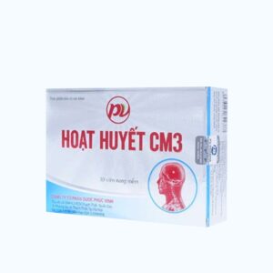 Viên nang Hoạt Huyết CM3 Phúc Vinh trị rối loạn tuần hoàn não do xơ vữa mạch máu (3 vỉ x 10 viên)
