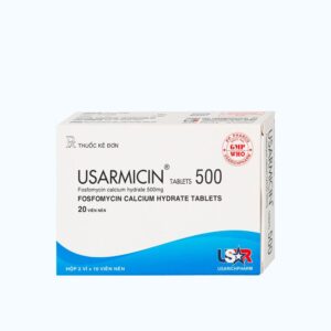 Viên nén Usarmicin 500mg điều trị viêm đường tiết niệu (2 vỉ x 10 viên)