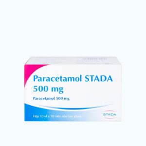 Viên nén PARACETAMOL STADA 500MG giảm đau từ nhẹ đến vừa và hạ sốt (10 vỉ x 10 viên)
