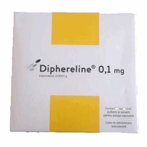 DIPHERELINE 0.1mg (Hộp 7 lọ bột + 7 ống dung môi)