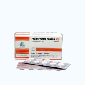 Viên nén PARACETAMOL BOSTON 500mg giảm đau từ nhẹ đến vừa và hạ sốt (10 vỉ x 10 viên)