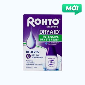 Dung dịch nhỏ mắt dưỡng ẩm chuyên sâu Rohto Dry Aid (10ml)