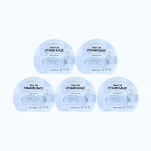 Combo 5 miếng mặt nạ BANOBAGI Stem Cell Whitening & Bha-Aha (Miếng 30G)