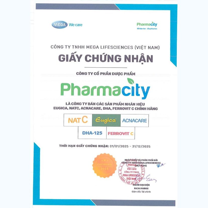 Viên ngậm Eugica hỗ trợ giảm ho, viêm họng, rát cổ (Gói 15 Viên)