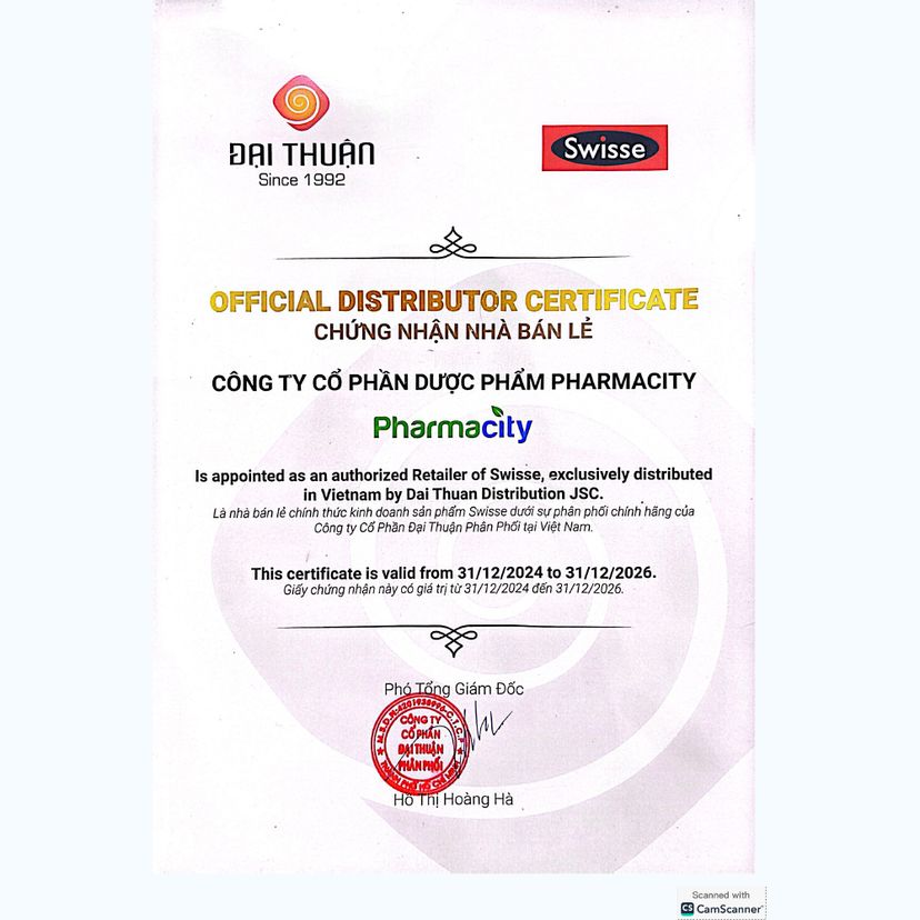 Viên uống SWISSE Ultiboost Calcium + Vitamin D giúp hỗ trợ giảm nguy cơ loãng xương (Hộp 90 viên)