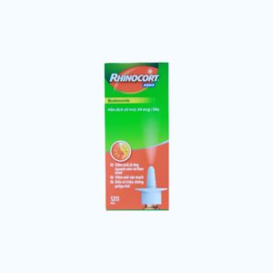 Thuốc xịt mũi Rhinocort Aqua Spr 64mcg trị viêm xoang, viêm mũi dị ứng, polyp mũi (chai 120 liều)