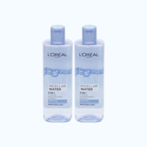 Combo 2 Nước Tẩy Trang L'OREAL Micellar Water 3-in-1 Refreshing Even For Sensitive Skin làm sạch da cho da nhạy cảm (400ml)
