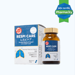 TPBVSK RESPI CARE Hỗ Trợ Cải Thiện Tình Trạng Ho Có Đờm, Khản Tiếng (Hộp 60 viên)