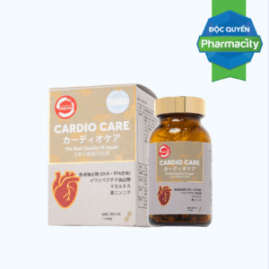 TPBVSK CARDIO CARE Hỗ Trợ Cải Thiện Tình Trạng Triglycerid Cao Trong Máu (Hộp 60 viên)