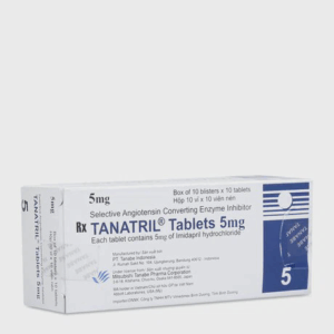 Viên nén Tanatril 5mg điều trị tăng huyết áp (10 vỉ x 10 viên)