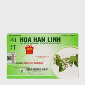 Viên uống hỗ trợ giảm chứng ra mồ hôi nhiều Hòa Hãn Linh (Hộp 3 vỉ x 10 viên)
