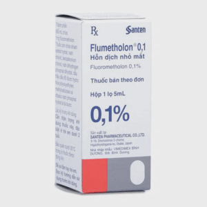 Hỗn dịch nhỏ mắt Flumetholon 0.1% trị viêm bờ mi, viêm kết mạc, viêm giác mạc (chai 5ml)