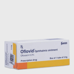 Thuốc mỡ tra mắt Oflovid Ophthalmic Ointment 0.3% điều trị các bệnh nhiễm khuẩn mắt (tuýp 3.5g)