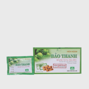 Viên ngậm Bảo Thanh dùng để bổ phế, trừ ho, hoá đờm (20 vỉ x 5 viên)