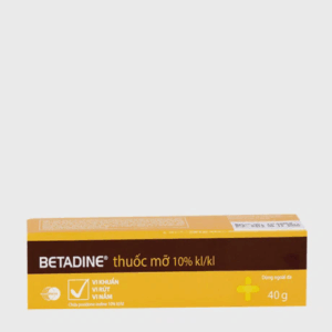 Thuốc dùng ngoài Betadine Ointment 10% sát trùng da bị nhiễm trùng (tuýp 40g)