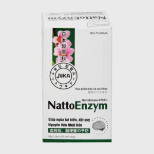 Thực phẩm bảo vệ sức khỏe DHG Pharma NattoEnzym Hỗ trợ làm tan cục máu đông (Hộp 90 viên)