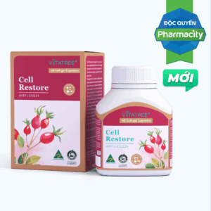 Thực phẩm bảo vệ sức khỏe Vitatree Cell Restore (Hộp 60 Viên)
