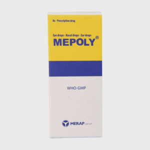 Thuốc nhỏ mắt, tai Mepoly điều trị viêm kết mạc, viêm mũi dị ứng, viêm tai ngoài (chai 10ml)