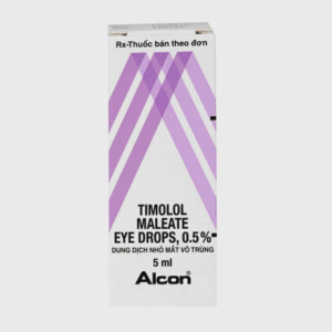 Thuốc nhỏ mắt Timolol Maleate 0,5% điều trị bệnh Glaucoma (chai 5ml)