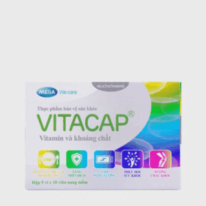 Viên uống  Vitacap bổ sung vitamin và khoáng chất (Hộp 5 vỉ x 10 viên)