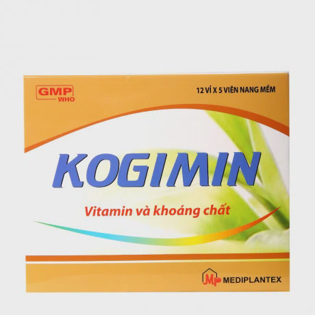Viên nang mềm Kogimin cung cấp các vitamin và khoáng chất (12 vỉ x 5 viên)