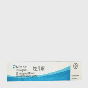 Hộp hệ phóng thích thuốc qua dụng cụ đặt tử cung Mirena chứa Levonorgestrel 52mg Bayer (1cái/ hộp)