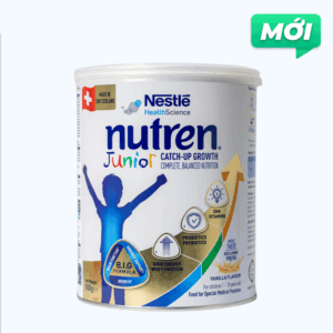 Sữa bột dinh dưỡng Nestlé Nutren Junior bổ sung dinh dưỡng toàn diện cho bé từ 1-10 tuổi (800g)