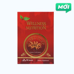 Wellness Nutrition Cordyceps Đông Trùng Hạ Thảo (Hộp 90 viên)