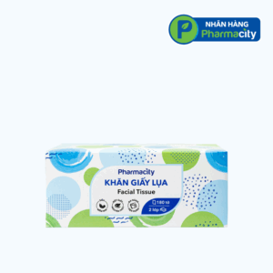 Khăn giấy lụa Pharmacity (Hộp 180 tờ)