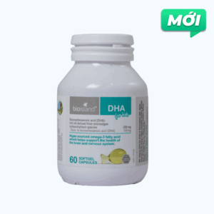 Viên uống Bioisland DHA For Kids Bổ Sung DHA Giúp Cải Thiện Trí Não và Thị Lực Cho Trẻ (Hộp 60 viên)