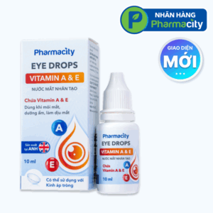 Nước mắt nhân tạo Pharmacity Vitamin A & E 10ml