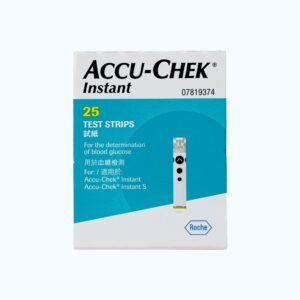 Que thử dùng cho máy đo đường huyết Accu-Chek Instant (Hộp 25 que)