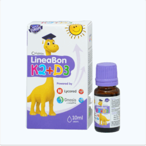 Dung dịch LineaBon K2 + D3 giúp bé ngủ ngon, tăng trưởng chiều cao (Chai 10ml)