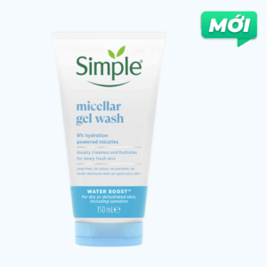 Sữa Rửa Mặt Simple Sạch Sâu Và Cấp Ẩm (Tuýp 150ml)
