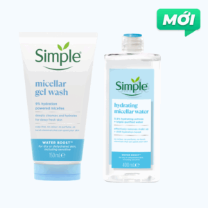 Combo Simple Làm Sạch Và Cấp Ẩm cho da