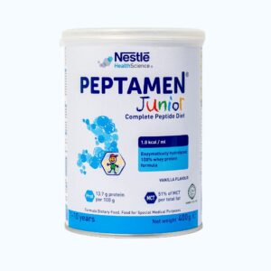 Sữa bột dinh dưỡng Nestlé Peptamen Junior bổ sung dinh dưỡng chuyên biệt cho trẻ có hệ tiêu hóa kém từ 1-10 tuổi (400g)