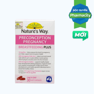 Thực phẩm bảo vệ sức khoẻ Nature's Way PreConception Pregnancy Breastfeeding Plus (Hộp 30 viên)