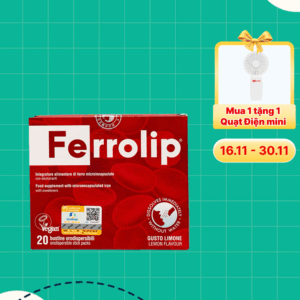 Bột uống FERROLIP bổ sung sắt (Hộp 20 gói)