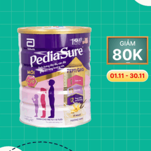 Sữa bột dinh dưỡng PEDIASURE hương vani bổ sung dinh dưỡng cho bé từ 1-10 tuổi (800g)