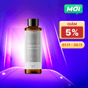 DrCeutics Dung Dịch Tẩy Da Chết Nền Cồn Basic BHA 2% In Alcohol 100ml/Chai